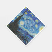 SERVIETTE EN PAPIER PAPIER NAPKIN : VAN GOGH : STARRY NIGHT (Coin)