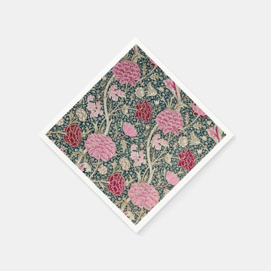 SERVIETTE EN PAPIER PAPIER NAPKIN : WILLIAM MORRIS : CRAY DESIGN (Coin)