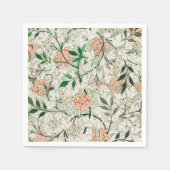 SERVIETTE EN PAPIER PAPIER NAPKIN : WILLIAM MORRIS : JASMINE (Devant)