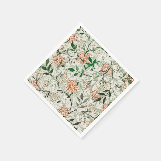 SERVIETTE EN PAPIER PAPIER NAPKIN : WILLIAM MORRIS : JASMINE (Coin)