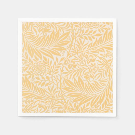 SERVIETTE EN PAPIER PAPIER NAPKIN : WILLIAM MORRIS : LARKSPUR (Devant)