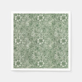 SERVIETTE EN PAPIER PAPIER NAPKIN : WILLIAM MORRIS : MARIGOLES (Devant)