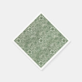 SERVIETTE EN PAPIER PAPIER NAPKIN : WILLIAM MORRIS : MARIGOLES (Coin)