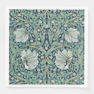 SERVIETTE EN PAPIER PAPIER NAPKIN : WILLIAM MORRIS : PIMPERNEL