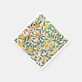 SERVIETTE EN PAPIER PAPIER NAPKIN : WILLIAM MORRIS : POMEGRANATES (Coin)