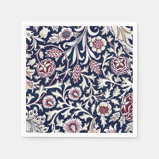SERVIETTE EN PAPIER PAPIER NAPKIN : WILLIAM MORRIS : TENDANCE (Devant)