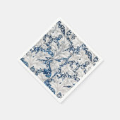 SERVIETTE EN PAPIER PAPIER NAPKIN : WILLIAM MORRIS : WALLFLOWER DESIGN (Coin)
