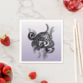 Serviette En Papier Papier Napkine "A Reflex Elegance" (En situation)