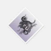 Serviette En Papier Papier Napkine "A Reflex Elegance" (Coin)