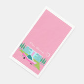Serviette En Papier Papier Napkine Retro Pink Palm Springs (Coin)