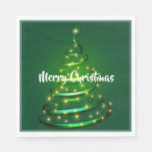 Serviette En Papier Papier Napkins - Arbre de Noël (Devant)