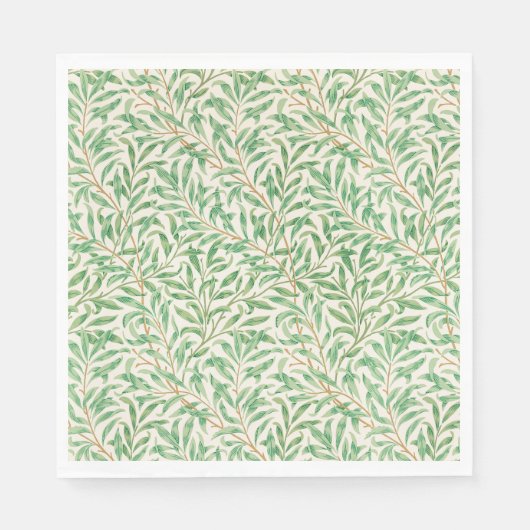 Serviette En Papier Papier Napkins Art nouveau Willow Bough Motif (Devant)