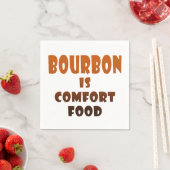 Serviette En Papier PAPIER NAPKINS - BOURBON est Comfort Food (En situation)