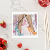 SERVIETTE EN PAPIER PAPIER NAPKINS DE PAPIER HAUTS GORGEEUX (En situation)