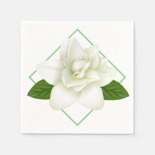 Serviette En Papier Papier Napkins-Gardenia