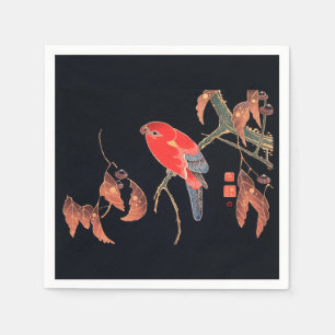 Serviette En Papier PAPIER NAPKINS : JAPONAIS WOODBLOCK : ITÖ JUKUCHre