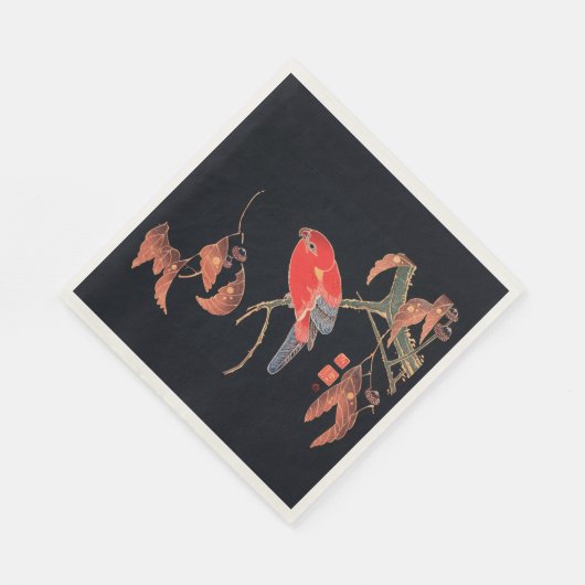 Serviette En Papier PAPIER NAPKINS : JAPONAIS WOODBLOCK : ITÖ JUKUCHre (Coin)