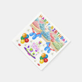 Serviette En Papier Papier Napkins Joyeux anniversaire (Coin)
