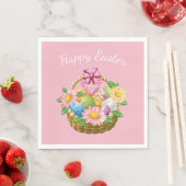 Serviette En Papier Papier Napkins-Pâques (En situation)