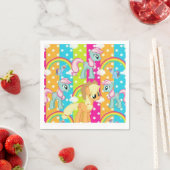 Serviette En Papier Papier Napkins Pony (En situation)
