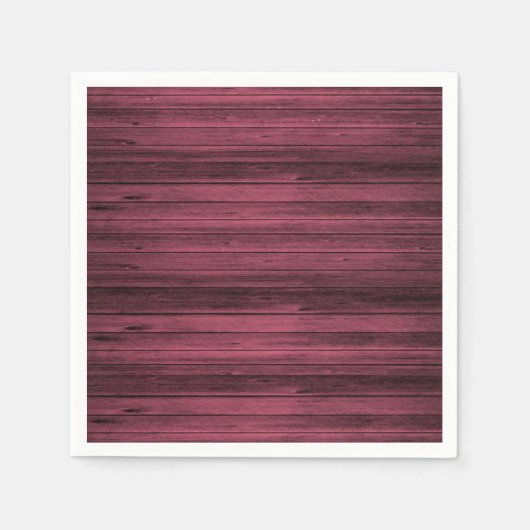 Serviette En Papier Papier Napkins rouge (Devant)