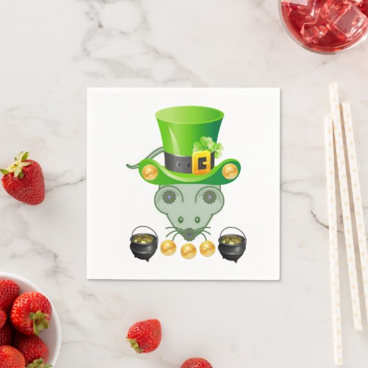 Serviette En Papier Papier Napkins St. Patrick's Day (En situation)