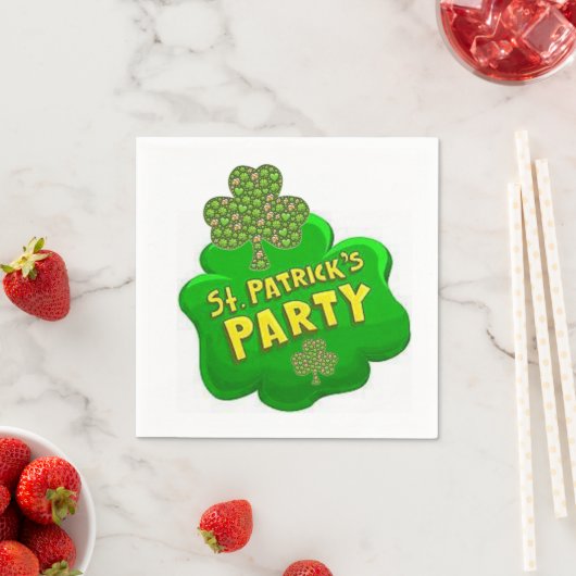 Serviette En Papier Papier Napkins St. Patrick's Day (En situation)