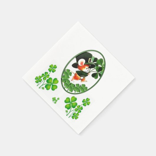 Serviette En Papier Papier Napkins St. Patrick's Day (Coin)