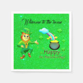Serviette En Papier Papier Napkins St. Patrick's Day (Devant)