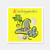 Serviette En Papier Papier Napkins St. Patrick's Day Kindergarden (Devant)