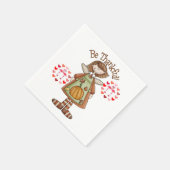 Serviette En Papier Papier Napkins Thanksgiving (Coin)