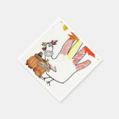 Serviette En Papier Papier Napkins Thanksgiving (Coin)