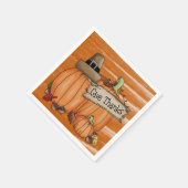 Serviette En Papier Papier Napkins Thanksgiving (Coin)