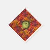 Serviette En Papier Papier Napkins Thanksgiving (Coin)
