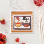 Serviette En Papier Papier Napkins Thanksgiving (En situation)