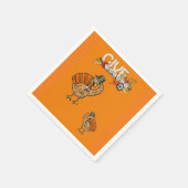 Serviette En Papier Papier Napkins Thanksgiving (Coin)
