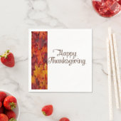 Serviette En Papier Papier Napkins Thanksgiving (En situation)