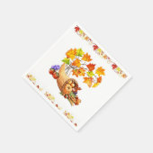 Serviette En Papier Papier Napkins Thanksgiving (Coin)
