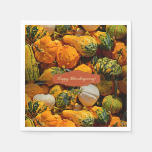 Serviette En Papier Papier Napkins Thanksgiving