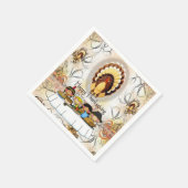 Serviette En Papier Papier Napkins Thanksgiving (Coin)