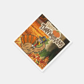 Serviette En Papier Papier Napkins Thanksgiving (Coin)