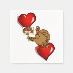 Serviette En Papier Papier Napkins Thanksgiving