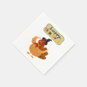 Serviette En Papier Papier Napkins Thanksgiving (Coin)
