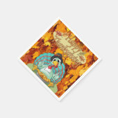 Serviette En Papier Papier Napkins Thanksgiving (Coin)