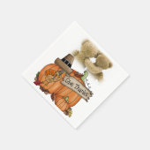 Serviette En Papier Papier Napkins Thanksgiving (Coin)