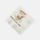 SERVIETTE EN PAPIER PAPIER NAPKINS - WHISKEY SOUR RECEPE COCKTAIL ART (Coin)