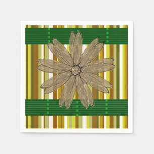 Serviette En Papier Papier Naples Floral