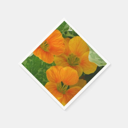 Serviette En Papier Papier Nasturtium brillant (Coin)