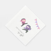 Serviette En Papier Papier Ninja (Coin)