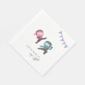 Serviette En Papier Papier Ninja (Coin)